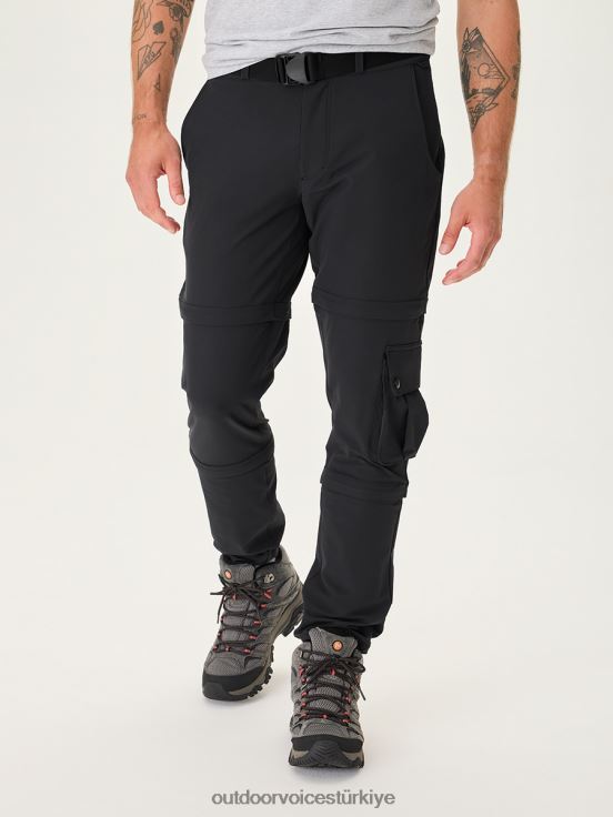 Giyim TR Outdoor Voices erkekler rectrek fermuarlı pantolon siyah 2L6FZJ119