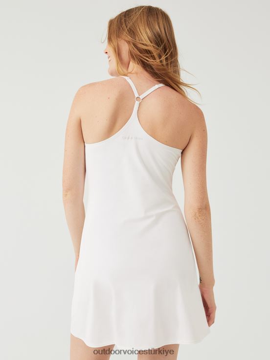 Giyim TR Outdoor Voices kadınlar egzersiz elbisesi beyaz 2L6FZJ4