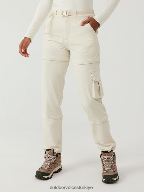 Giyim TR Outdoor Voices kadınlar rectrek fermuarlı pantolon kemik 2L6FZJ15